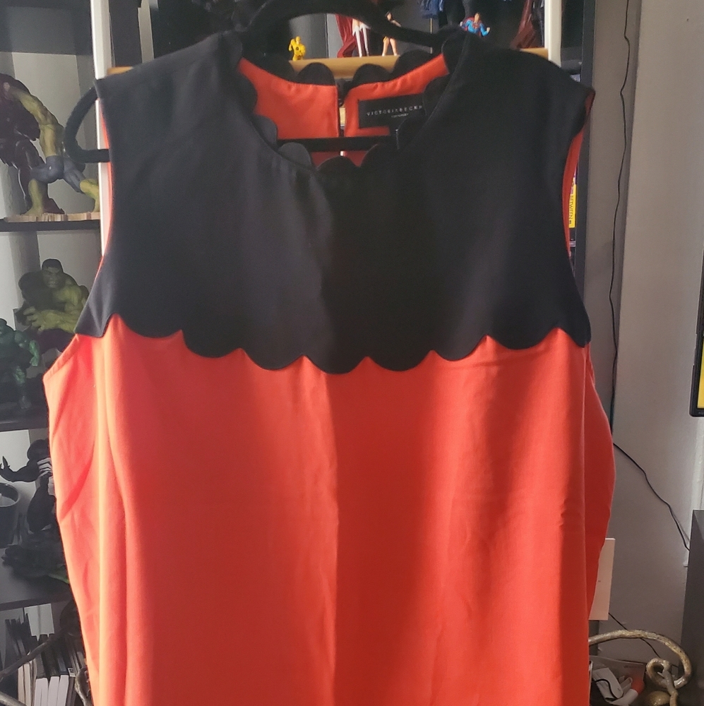 Red & Black Dress
